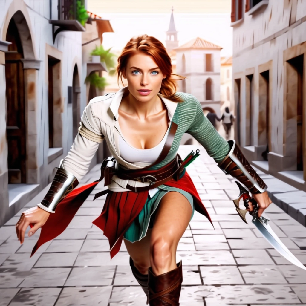 AI transformed portrait